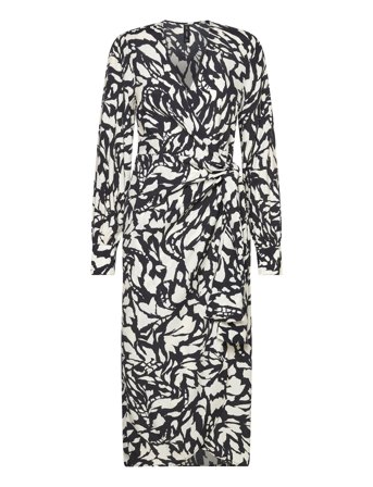 Mango | Print Wrap Dress | XS