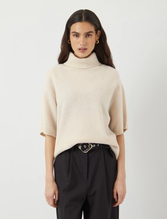 YAS Yasemila 2/4 Wool Knit Pullover S. Noos - Cream - XL