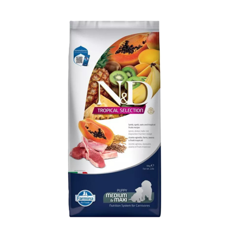 Farmina - Dog N&D Tropical Selection Lamb Puppy Med/ Max 10 kg - Hund - Hundefôr & hundemat - Tørrfôr for hund - ZOO.no