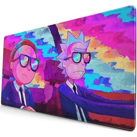 Anime-aiheinen suuri pelihiirimatto XL, kestävä hiirimatto liukumattomalla pohjalla ja ommelluilla reunoilla, vedenpitävä ja sileä pinta, 