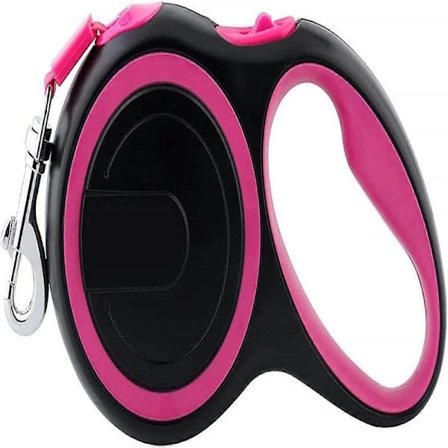 5m/16FT Sisäänvedettävä Vahva Kestävä Nylon Keskikokoinen Pennun Talutushihna Jatko-osa Liukumaton Flexi-hihna Ketju Lemmikkieläinten Koulutus