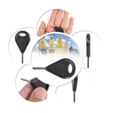 6 stk skruer for surfebrettfinne, erstatningstilbehør for surfebrettfinne