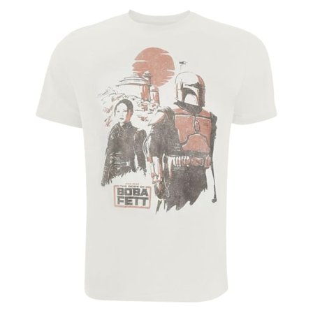 Star Wars: The Mandalorian Herr Sunset Duo T-shirt XL Naturlig