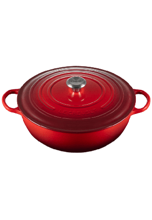 Le Creuset Signature Gjutjärn Stekgryta 32cm Cerise 7L Gjutjärnspannor Unisex Rosa 32 CM