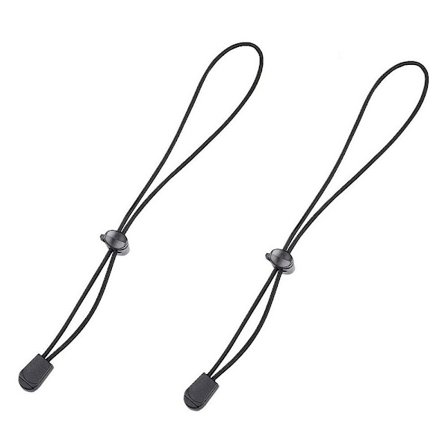 2stk Elastisk tau Webbing Tauspenne SVART