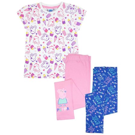 Greta Gris Flickor Kortärmad Pyjamas Set 12-18 Månader Rosa