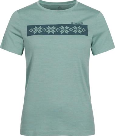 Gridarmor Odda Merino T-shirt Women's Women short-sleeved sweaters Green S