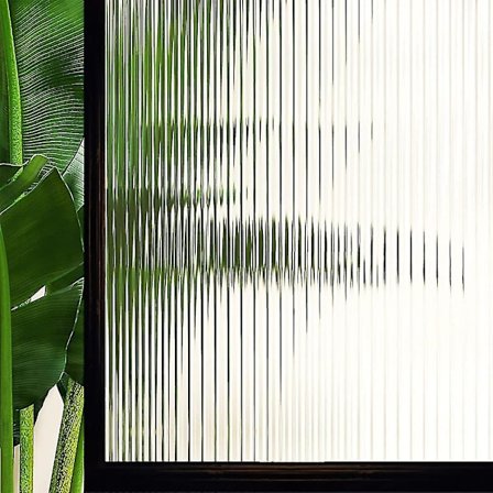 Stripe Vindusfolie Personvern, Vertikale Striper, 45x200cmBY