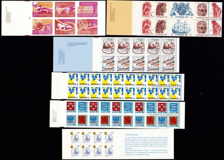 Sverige - Hæfter - Frimærkepakke - Postfrisk