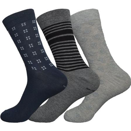 Strumpor 3-Pack Grå/Blå 39-42
