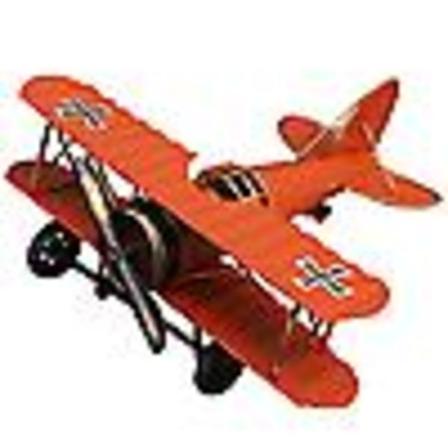 Retro flygplan modell Vintage dekorativa flygplan Desktop metall hantverk plan prydnad