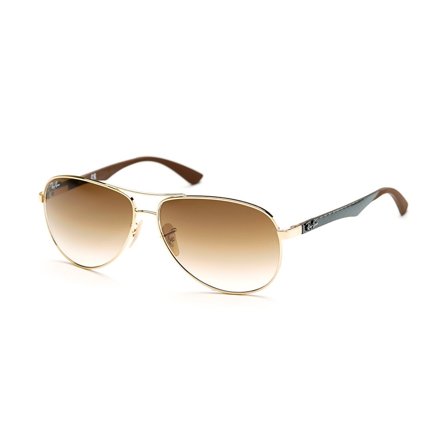 Ray-Ban -Aurinkolasit - Brown Pilot - Ray-Ban RB8313 001/51 61