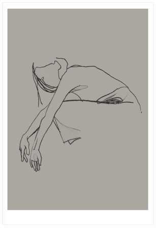 Anna Bülow Poster Flow 2, 50x70cm