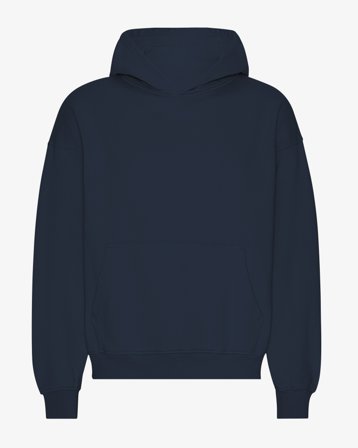 Organic Oversized Hood - Navy Blue XL