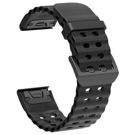 Tyyppi A 26mm silikonihihna Garmin Fenix 8 51mm/Enduro 3/Enduro 2 Quick Release Ocean -kelloon
