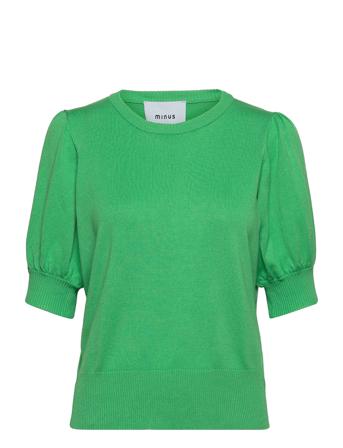 Liva Knit Tee Pullover Grønn Minus