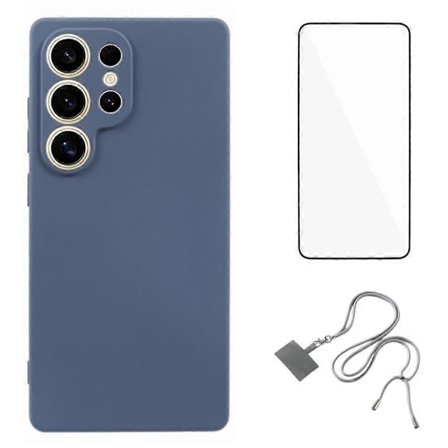 WANLONFENG RB1-serien Deksel til Samsung Galaxy S25 Ultra med Skjermbeskytter Mykt TPU-deksel