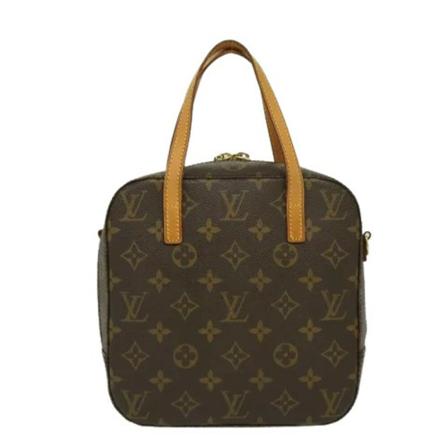 Louis Vuitton Vintage, Brown Canvas Louis Vuitton Spontini Bruin, Dames, Maat:ONE Size