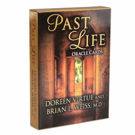 Tidligere liv orakelkort - Nybegynner tarotkort og boksett med engelsk guidebok (FMY)