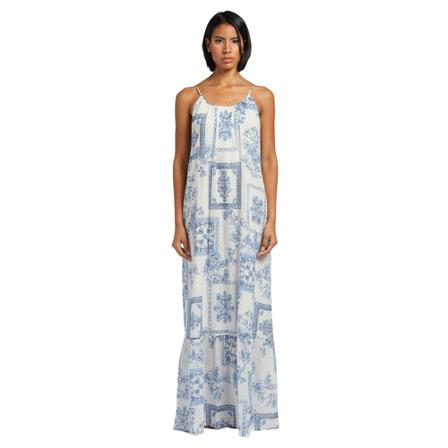 Semicouture Long dress , Blauw , Dames , Maat: S Maxi jurken