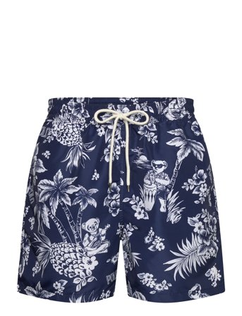 5.75-Inch Traveler Polo Bear Swim Trunk Navy Polo Ralph Lauren