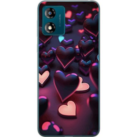 Yhteensopiva Puhelinkuori Motorola Motorola Moto E13 KeskiyönSydämet