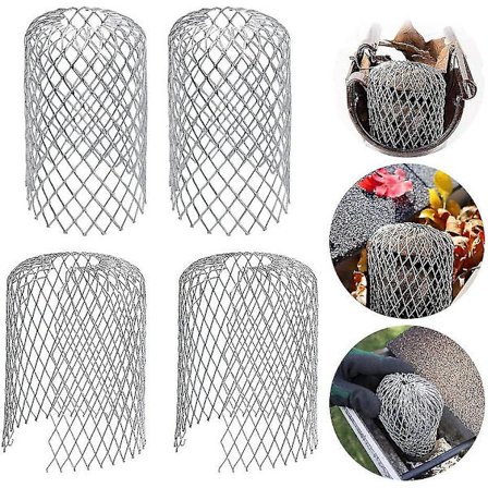 6 Stykker Aluminium Tagrende Skærme Tagrende Beskyttelse Metal Tagrende Beskyttelse