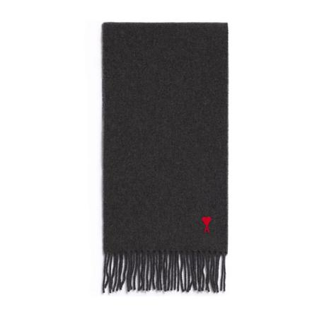 Ami Paris, Scarves Zwart, unisex, Maat:ONE Size