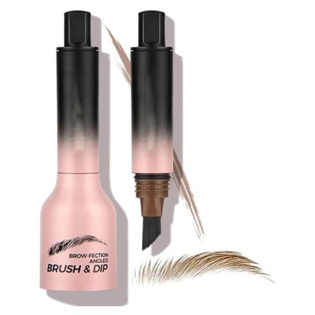 Vandtæt øjenbrynspen til at skabe definerede, hårlignende bryn; vinklet børste; egnet til kvinder.