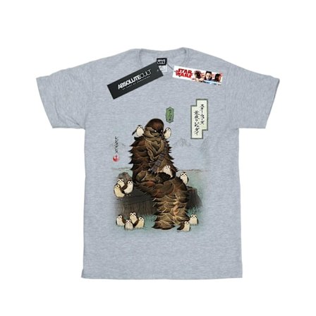 Star Wars Boys The Last Jedi Japanska Chewbacca Porgs T-shirt 5