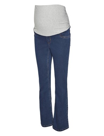 Mamalicious | Mlcille Dark Blue Flared Jegging | XS