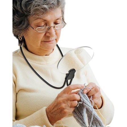 Håndfri forstørrelsesglass for nakkebruk, forstørrelsesglass for lesing