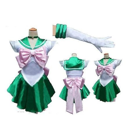 Pretty Guardian Sailor Moon Japanese Cartoon Movie Cosplay Girl Mercury Moon Mars Dress