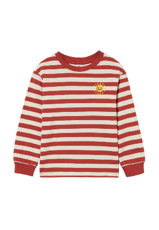 RIKIKI Randig tröja NADA T-shirts & toppar Röd 110/116