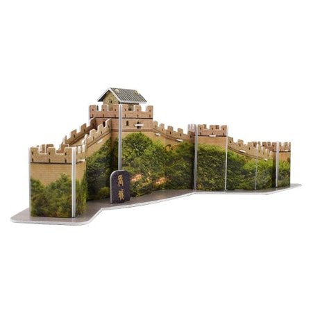 Fantastisk væg bygning model sæt legetøj 3D puslespil verden attraktioner pædagogisk håndlavet pap puslespil legetøj