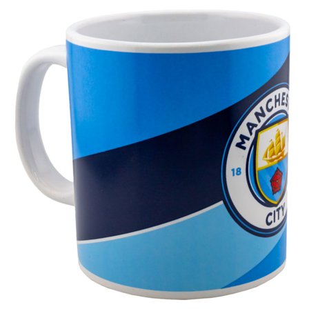 Manchester City FC Jumbo Mug En Storlek Himmelblå/Vit