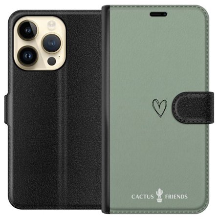 Kompatibelt Lommeboketui til Apple Apple iPhone 14 Pro Cactus and Friends – SageLove