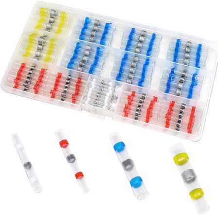 150 st Lödfog Isolerad Trådkontakt, Krympslang El, ZQKLA