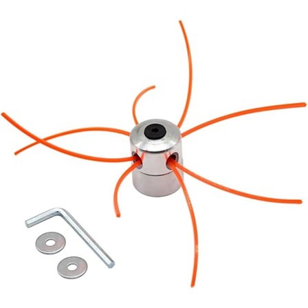 Aluminium Trimmerhuvud med Dubbla Linor, Spole av Nylon för Bensin