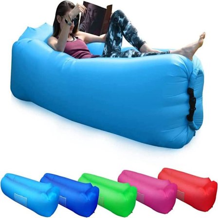 Vanntett luftsofa med komfortable puter, bærbar oppblåsbar -FD-