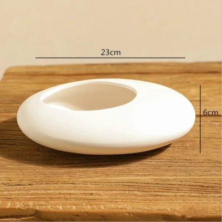 Keramik Vas Blomster Kruka Svart Vit Klersten Deformation Blomster arrangemang Tillbehör