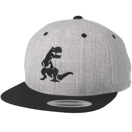 Kinder Kiddo Cap - Grau snapback Cap - Kinder Dino Grey/black Kinder Snapback @ Hatstore
