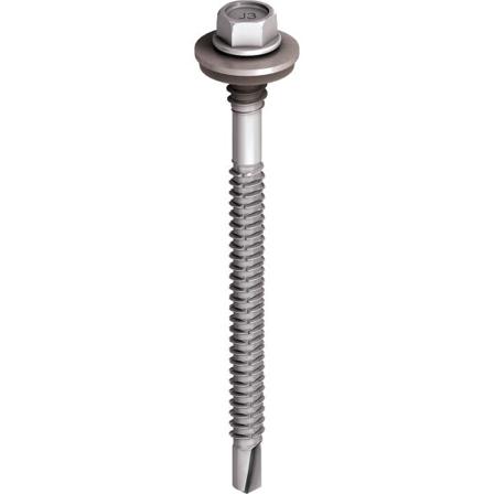 Ejot 3557366312 Sandwich-elementtiruuvi ruostumaton, teräsprofiileille, JT3-D 12H5,5/6,3 x 275 mm, 50 kpl pakkaus, Kiinnitys