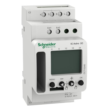 Schneider Electric CCT15245 Lysrelé 2 kanaler 2 kanaler, Belysning