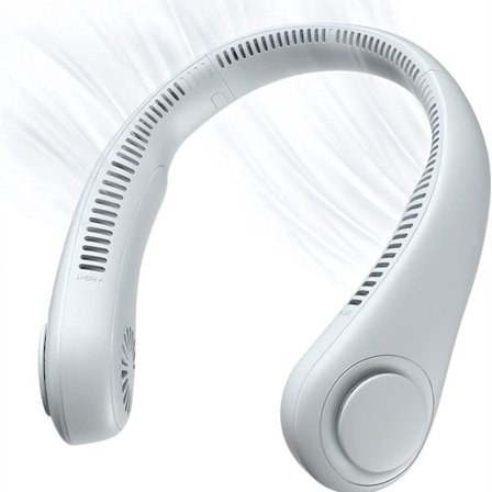 Portable Neck Fan, Hands Free Bladeless Fan, Battery Operated Wearable Personal Fan