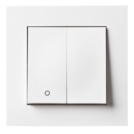 ELKO Plus 2+1 bryter innfelt polarhvit