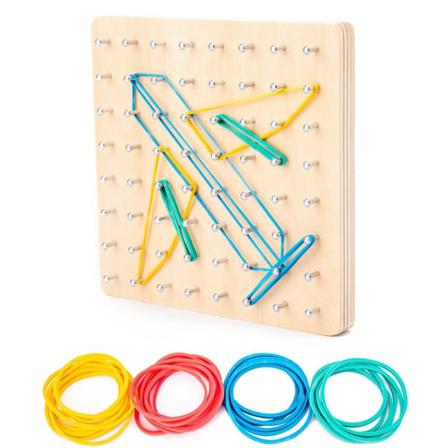 Baby Toy Diy Color Shape Spel För Barn Trä Lärande