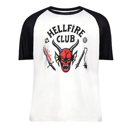 Vuxna Barn Stranger Things Säsong 4 Hellfire Club T-shirt Toppar Kostym
