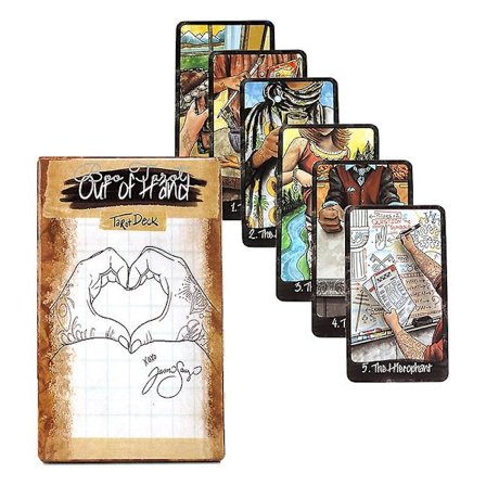 Out Of Hand Tarot -korttipakka Ennustusennustuspakka Perhejuhla Lautapeli (FMY)