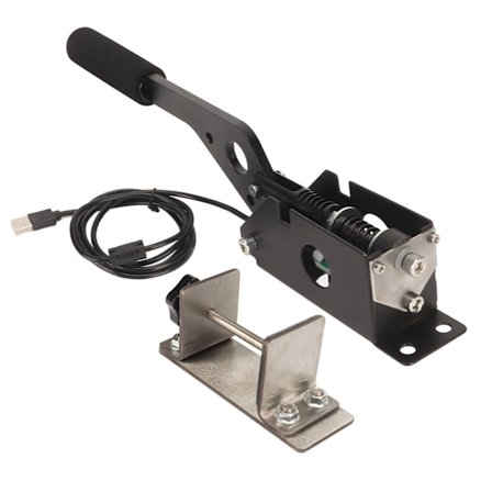 64 Bit USB SIM Håndbremse PC Racing Spil Lineær E-bremse til Logi G27 G29 G920 T500 T300 med håndtag USB-kabelklemme